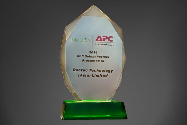 a 2016 APC Select Partner Trophy for Roctec Technology